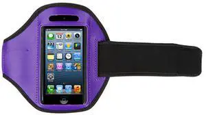 Fresh Fab Finds Adjustable Phone Armband for iPhone 5 & Under 4in - Purple - One size