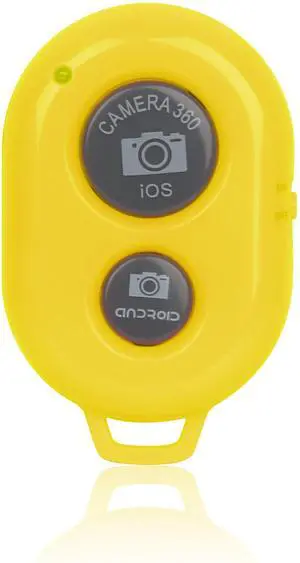 Fresh Fab Finds Wireless Shutter Remote Controller for Android/iOS - Yellow - One size