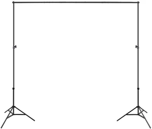 Fresh Fab Finds 6.5x10ft Photo Studio Backdrop Stand Kit w/ Bag & Clamps - Black - One size Fresh Fab Finds 6.5x10ft Photo Studio Backdrop Stand Kit w/ Bag & Clamps - Black - One size