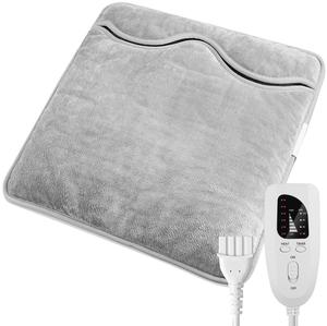 Fresh Fab Finds Electric Foot Warmer Pad 6 Temps 4 Timers - Gray - One size