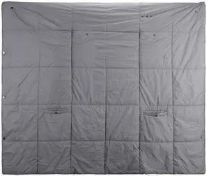 Fresh Fab Finds USB Heated Poncho Blanket 6 Zones 3 Temps - Gray