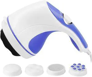 Fresh Fab Finds 4-in-1 Electric Body Massager w/ Heads - White - One size