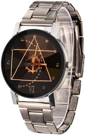Fresh Fab Finds Couples Quartz Watch Stainless Steel Ultra-Thin - Black - One size Fresh Fab Finds Couples Quartz Watch Stainless Steel Ultra-Thin - Black - One size