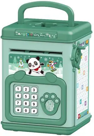 Fresh Fab Finds Piggy Bank Toy with Password Voice Prompt Handle - Green - One size Fresh Fab Finds Piggy Bank Toy with Password Voice Prompt Handle - Green - One size