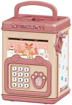 Fresh Fab Finds Piggy Bank Toy with Password Voice Prompt Handle - Brown - One size Fresh Fab Finds Piggy Bank Toy with Password Voice Prompt Handle - Brown - One size