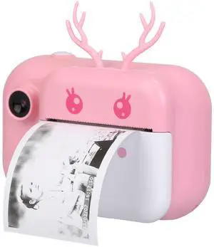 Fresh Fab Finds Kids Instant Print Camera 2.4in Digital Selfie Camera, 1080P HD Video Recorder with Dual Lens, 3 Rolls of Print Papers & Cute Stickers - Pink - One size Fresh Fab Finds Kids Instant Print Camera 2.4in Digital Selfie Camera, 1080P HD Video Recorder with Dual Lens, 3 Rolls of Print Papers & Cute Stickers - Pink - One size