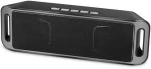Fresh Fab Finds Wireless Speaker HD Stereo Enhanced Bass Hands-free w/ Noise-Cancelling Mic Portable Speaker 800mAh Battery Aux-in USB TF Slot for Party Camping Hikin - Gray One size Fresh Fab Finds Wireless Speaker HD Stereo Enhanced Bass Hands-free w/ Noise-Cancelling Mic Portable Speaker 800mAh Battery Aux-in USB TF Slot for Party Camping Hikin - Gray One size