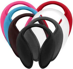 Fresh Fab Finds 2Pcs Ear Warmers Unisex Winter Earmuffs Behind-the-Head for Winter Running Walking Dog Travel - Blue One size