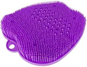 Fresh Fab Finds Shower Foot Scrubber Foot Massager Exfoliation Cleaner Mat Improve Foot Circulation Scrubber Foot Pain Relief Mat w/ Anti-slip Suction Cups - Purple One size Fresh Fab Finds Shower Foot Scrubber Foot Massager Exfoliation Cleaner Mat Improve Foot Circulation Scrubber Foot Pain Relief Mat w/ Anti-slip Suction Cups - Purple One size