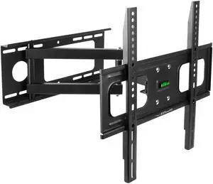 Fresh Fab Finds TV Wall Mount Swivel Tilt Full-Motion Articulating Wall Rack For 32in-55in TVs 99lbs Max Bearing Support VESA Up To 400x400mm Black One size