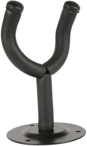 Fresh Fab Finds Wall Mount Guitar Hanger Padded Steel Guitar Bracket Holder Hook Rack For Electric Acoustic Bass Guitars Black One size