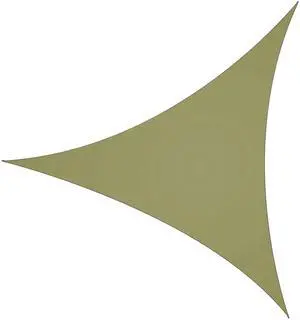 Fresh Fab Finds Triangle Shade Sail Patio Cover Awning for Outdoor Playground - Army Green - 13in