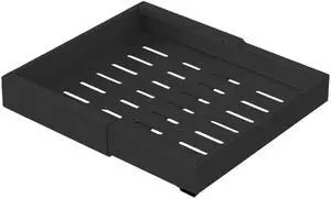 Fresh Fab Finds Expandable Slide-Out Drawer Organizer 12.220.5in Width - Black - One size