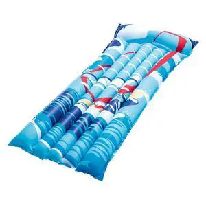 Fresh Fab Finds 72in Inflatable Pool Float Lounge Mat with Pillow for Adults & Kids - Multi - One size