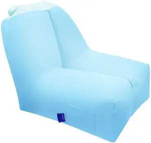 Fresh Fab Finds Inflatable Lounger Chair w/ Bag, Anti-Leak Air Sofa Couch - Blue - One size