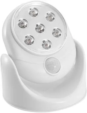 Fresh Fab Finds Wireless LED Spotlight w/ Motion Sensor & 360° Rotation - Black - One size