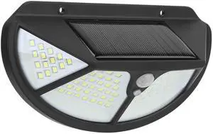 Fresh Fab Finds 102LED Solar Wall Lights Motion Sensor IP65 Waterproof Outdoor Lamps - Black - One size Fresh Fab Finds 102LED Solar Wall Lights Motion Sensor IP65 Waterproof Outdoor Lamps - Black - One size