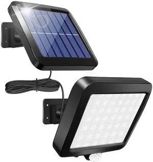 Fresh Fab Finds 56LED Outdoor Solar Security Flood Light Motion Sensor IP65 - Black - One size Fresh Fab Finds 56LED Outdoor Solar Security Flood Light Motion Sensor IP65 - Black - One size