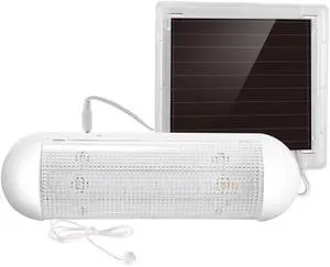 Fresh Fab Finds Solar Powered LED Light Kit w/ Pull Switch for Garage & Shed - White - One size Fresh Fab Finds Solar Powered LED Light Kit w/ Pull Switch for Garage & Shed - White - One size