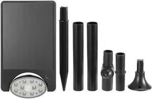 Fresh Fab Finds 10LED Solar Spotlights Outdoor Motion Sensor Waterproof - Black - One size Fresh Fab Finds 10LED Solar Spotlights Outdoor Motion Sensor Waterproof - Black - One size