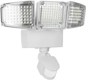 Fresh Fab Finds 188LED 1600lm Solar Wall Light Motion Sensor Dusk-to-Dawn 270° - White - One size Fresh Fab Finds 188LED 1600lm Solar Wall Light Motion Sensor Dusk-to-Dawn 270° - White - One size