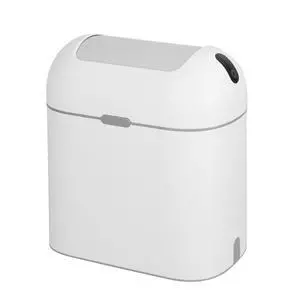 Fresh Fab Finds 9L Touchless Motion Sensor Trash Can with Lid for Home Use - White - 9L Fresh Fab Finds 9L Touchless Motion Sensor Trash Can with Lid for Home Use - White - 9L