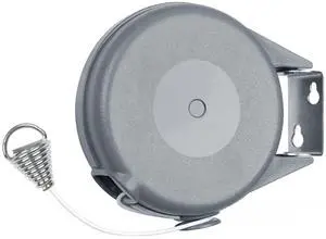 Fresh Fab Finds 49FT Outdoor Retractable Clothesline Dryer Cord - Gray - One size Fresh Fab Finds 49FT Outdoor Retractable Clothesline Dryer Cord - Gray - One size
