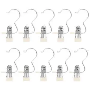 Fresh Fab Finds 30Pk Heavy Duty Hanging Clips for Closet Boots Towels Pants - Beige - One size Fresh Fab Finds 30Pk Heavy Duty Hanging Clips for Closet Boots Towels Pants - Beige - One size
