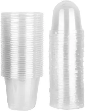 Fresh Fab Finds 30Pcs Seed Starter PET Nursery Pots w/ Dome & Drain Holes - White - One size Fresh Fab Finds 30Pcs Seed Starter PET Nursery Pots w/ Dome & Drain Holes - White - One size