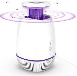Fresh Fab Finds Max Range Fly Zapper 3 Modes Mosquito Killer 1076SqFt - White - One size