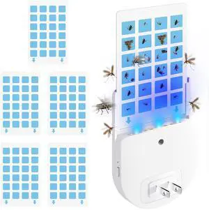 Fresh Fab Finds 10Pcs Refill Glue Boards for Indoor Plug-In Fly Trap - Blue - One size Fresh Fab Finds 10Pcs Refill Glue Boards for Indoor Plug-In Fly Trap - Blue - One size