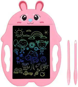 Fresh Fab Finds 8.5in LCD Writing Tablet w/ Stylus & Handles for Kids - Pink - One size Fresh Fab Finds 8.5in LCD Writing Tablet w/ Stylus & Handles for Kids - Pink - One size