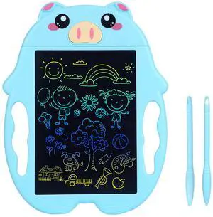 Fresh Fab Finds 8.5in LCD Writing Tablet w/ Stylus & Handles for Kids - Blue - One size Fresh Fab Finds 8.5in LCD Writing Tablet w/ Stylus & Handles for Kids - Blue - One size
