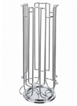 Fresh Fab Finds 24-Cup Coffee Pod Holder Rotating Carousel Stand - Gray - One size Fresh Fab Finds 24-Cup Coffee Pod Holder Rotating Carousel Stand - Gray - One size