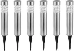 Fresh Fab Finds Solarek 6Pcs RGB Solar Garden Lights IP44 Waterproof Lawn Décor - Gray - One Size