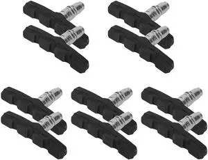 Fresh Fab Finds 5 Pairs V Brake Pads Set with Hex Nuts & Spacers - Black - One size