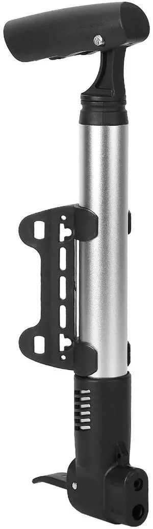 Fresh Fab Finds Mini Bike Pump with Mount Frame for Presta & Schrader - Black - One size