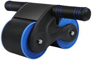 Fresh Fab Finds Ab Roller with Rebound, Kneel Pad & Phone Holder - Blue - One size