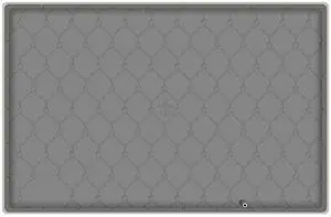 Fresh Fab Finds Silicone Sink Cabinet Mat 34x22" w/ Drain Hole Holds 3 Gallons - Gray - One size Fresh Fab Finds Silicone Sink Cabinet Mat 34x22" w/ Drain Hole Holds 3 Gallons - Gray - One size