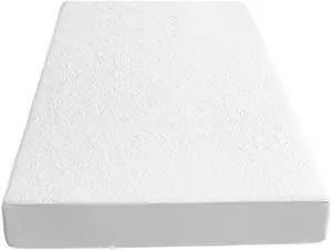 Fresh Fab Finds Full Waterproof Mattress Protector Cotton Cover w/ Deep Pocket - White - Full