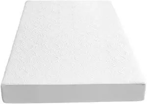 Fresh Fab Finds Queen Waterproof Mattress Protector Cotton Cover w/ Deep Pocket - White - Queen
