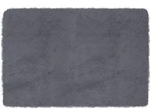 Fresh Fab Finds Fluffy Bedroom Rug Anti-Skid Shaggy Floor Carpet 4x2.6 for Living Room Nursery - Gray - One Size