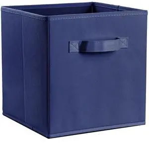 Fresh Fab Finds iMounTEK 4Pk Foldable Storage Cube Bins Closet Organizer Basket Box - Blue - One size Fresh Fab Finds iMounTEK 4Pk Foldable Storage Cube Bins Closet Organizer Basket Box - Blue - One size