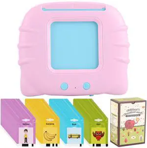 Fresh Fab Finds 224 Words Talking Flash Cards with Audio & Pictures for Toddlers - Pink - One Size