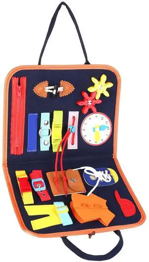 Fresh Fab Finds Kids Busy Board Montessori Sensory Learning Toy for Ages 16 - Multi - One Size