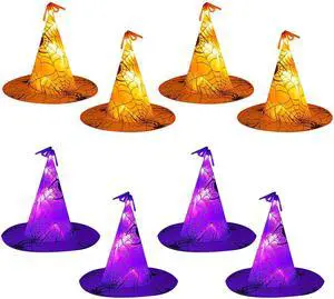Fresh Fab Finds 8 Pack 13FT Witch Hat Hanging LED String Light Halloween Remote Battery Powered - Multi - One size Fresh Fab Finds 8 Pack 13FT Witch Hat Hanging LED String Light Halloween Remote Battery Powered - Multi - One size