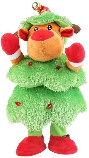 Fresh Fab Finds Dancing Singing Plush Elk Toy with Mimicking & Funny Songs - Elk - One size