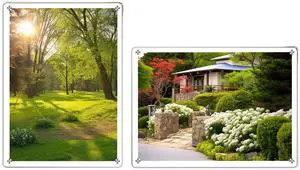 Fresh Fab Finds 4Pcs 5x7 Acrylic Photo Frames Vertical Horizontal Display - White - One size