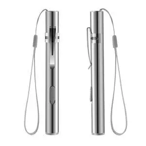 Fresh Fab Finds 2Pcs 250 Lumen Rechargeable Penlights for Medical, Repair, Water-Resistant - Gray - One size Fresh Fab Finds 2Pcs 250 Lumen Rechargeable Penlights for Medical, Repair, Water-Resistant - Gray - One size