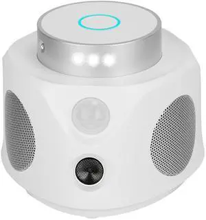 Fresh Fab Finds 360° Rodent Repeller w/ 3 Modes & 9 Strobe Lights for Mice, Rats, Squirrels - White - One size